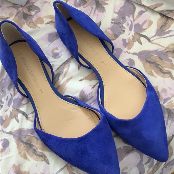 Banana Republic Shoes - Royal Blue Banana Republic Flats